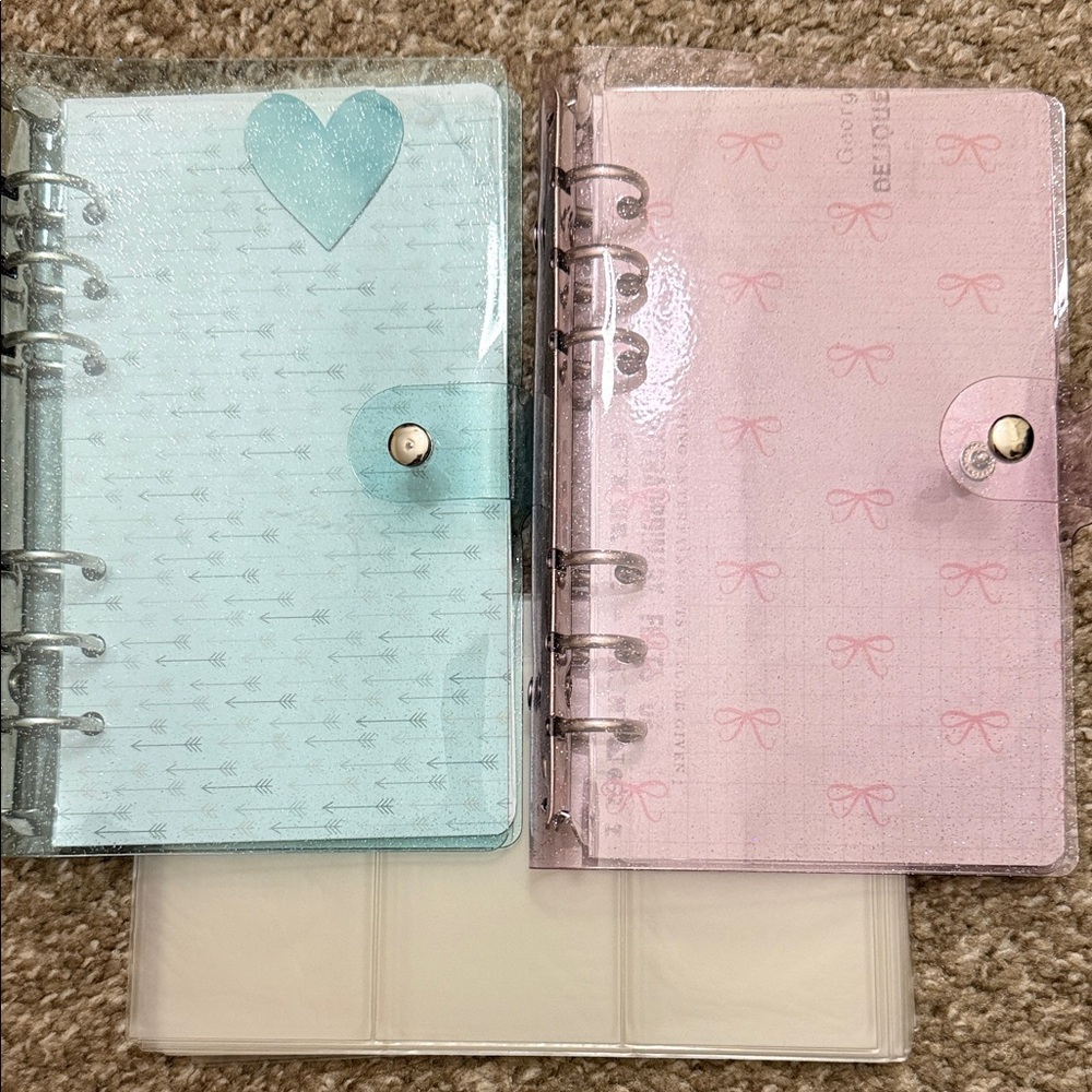 A6 6 Ring Binder with 3 pockets Set